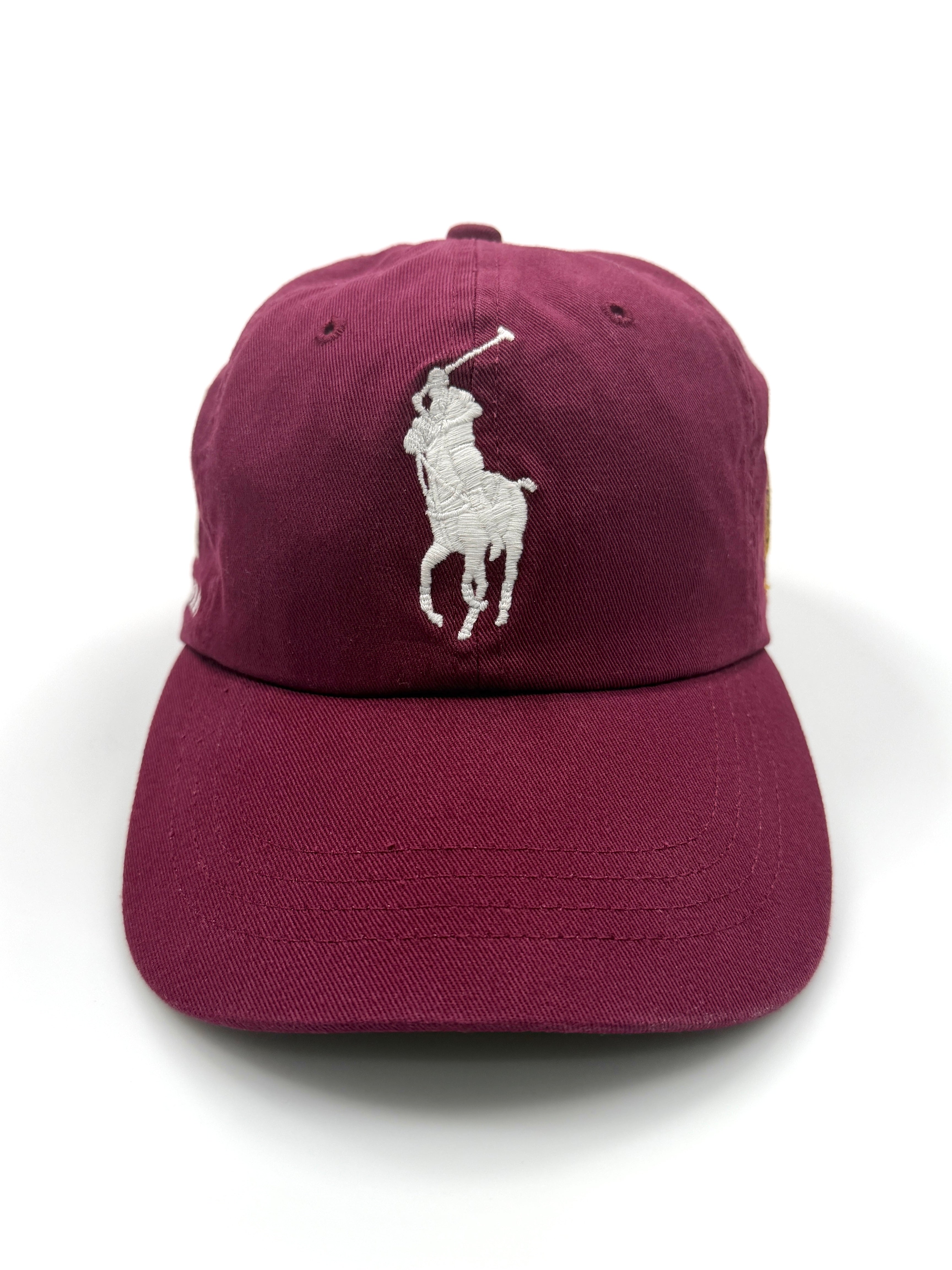 Polo Ralph Lauren Big Pony 20th Anniversary Wine Hat Side "SQ" 3 Ralph Lauren - Flashy Deals Store