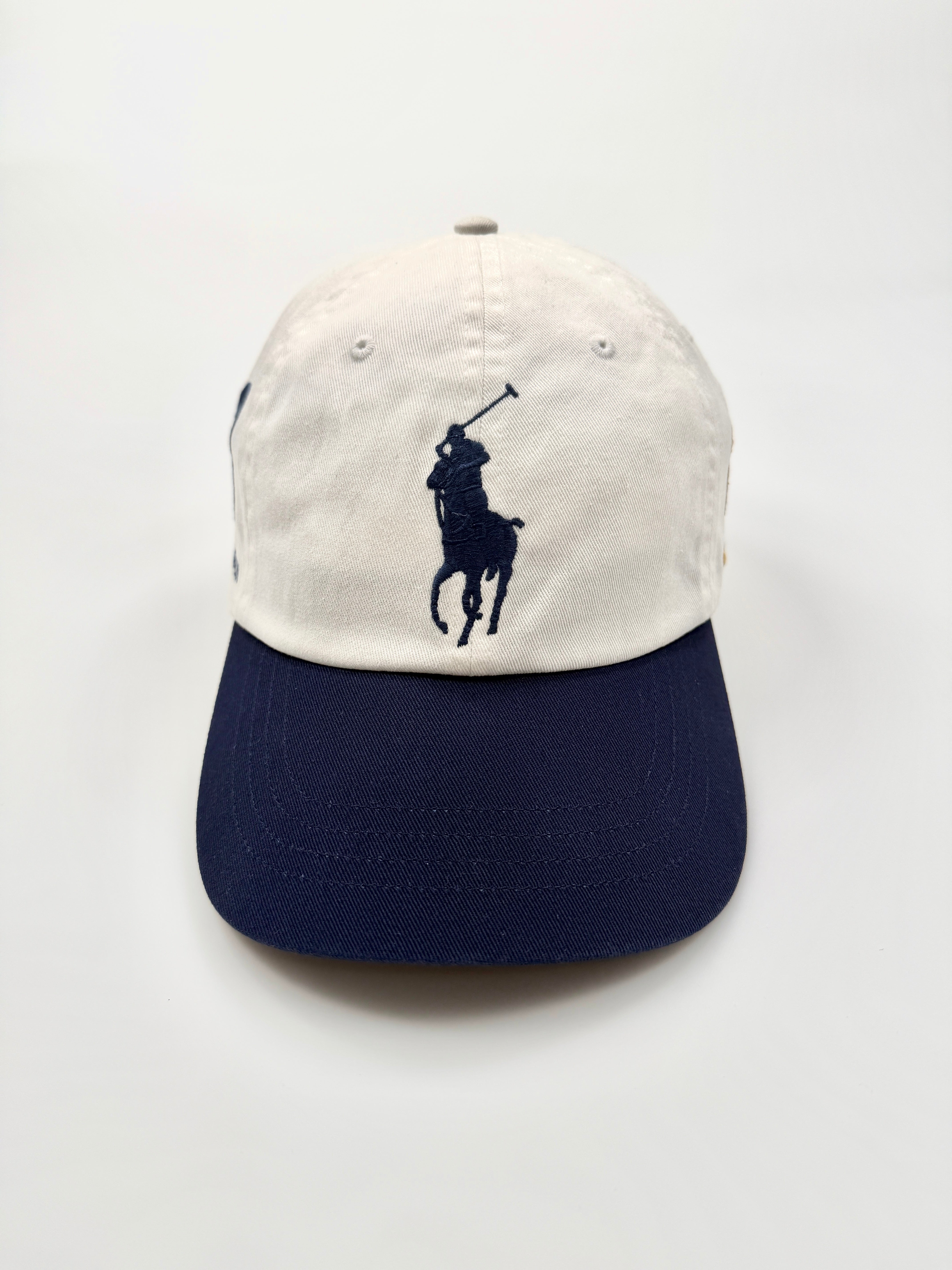 Polo Ralph Lauren Big Pony 20th Anniversary White Hat Side "SQ" 3 Ralph Lauren - Flashy Deals Store