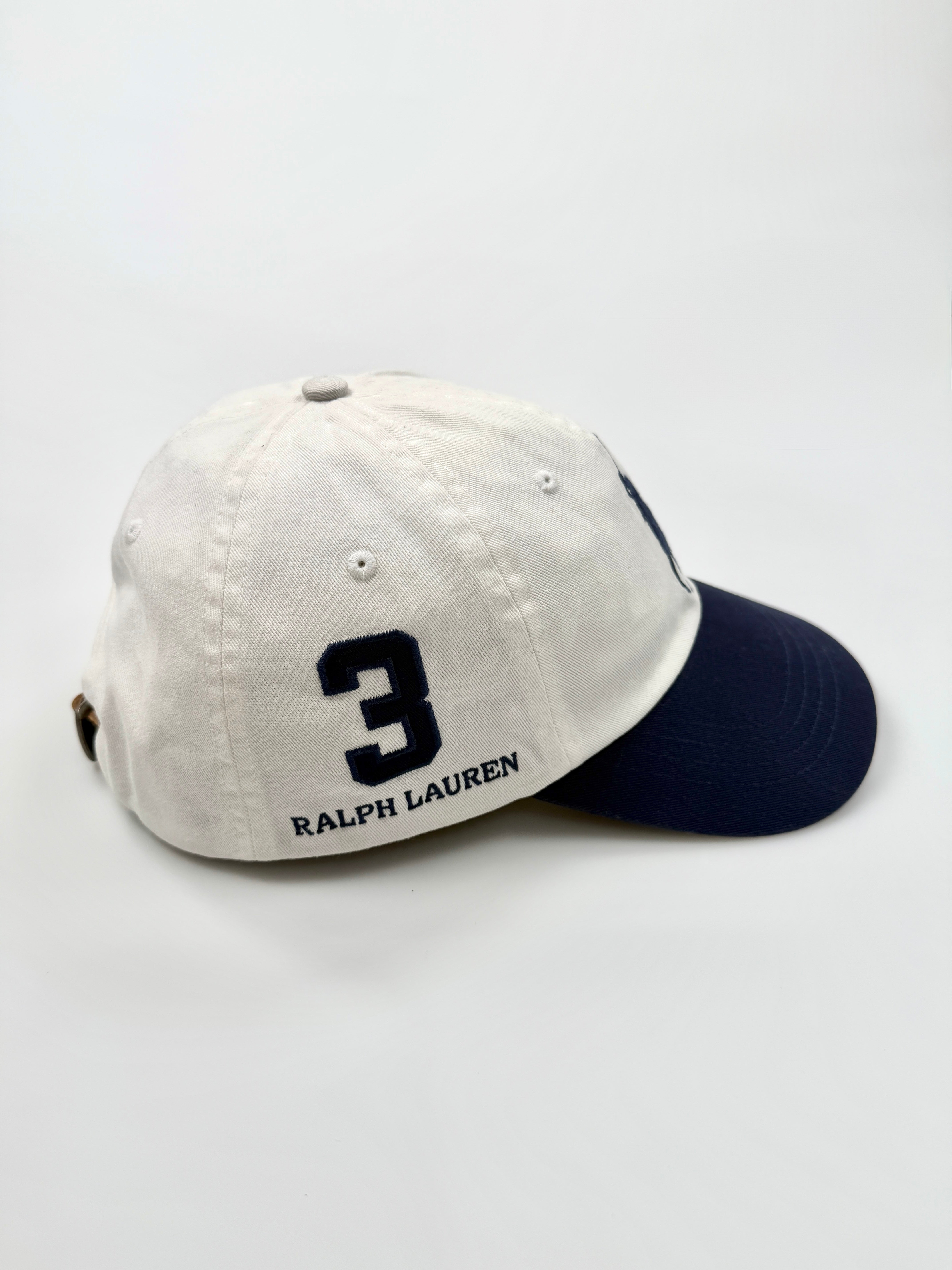 Polo Ralph Lauren Big Pony 20th Anniversary White Hat Side "SQ" 3 Ralph Lauren - Flashy Deals Store