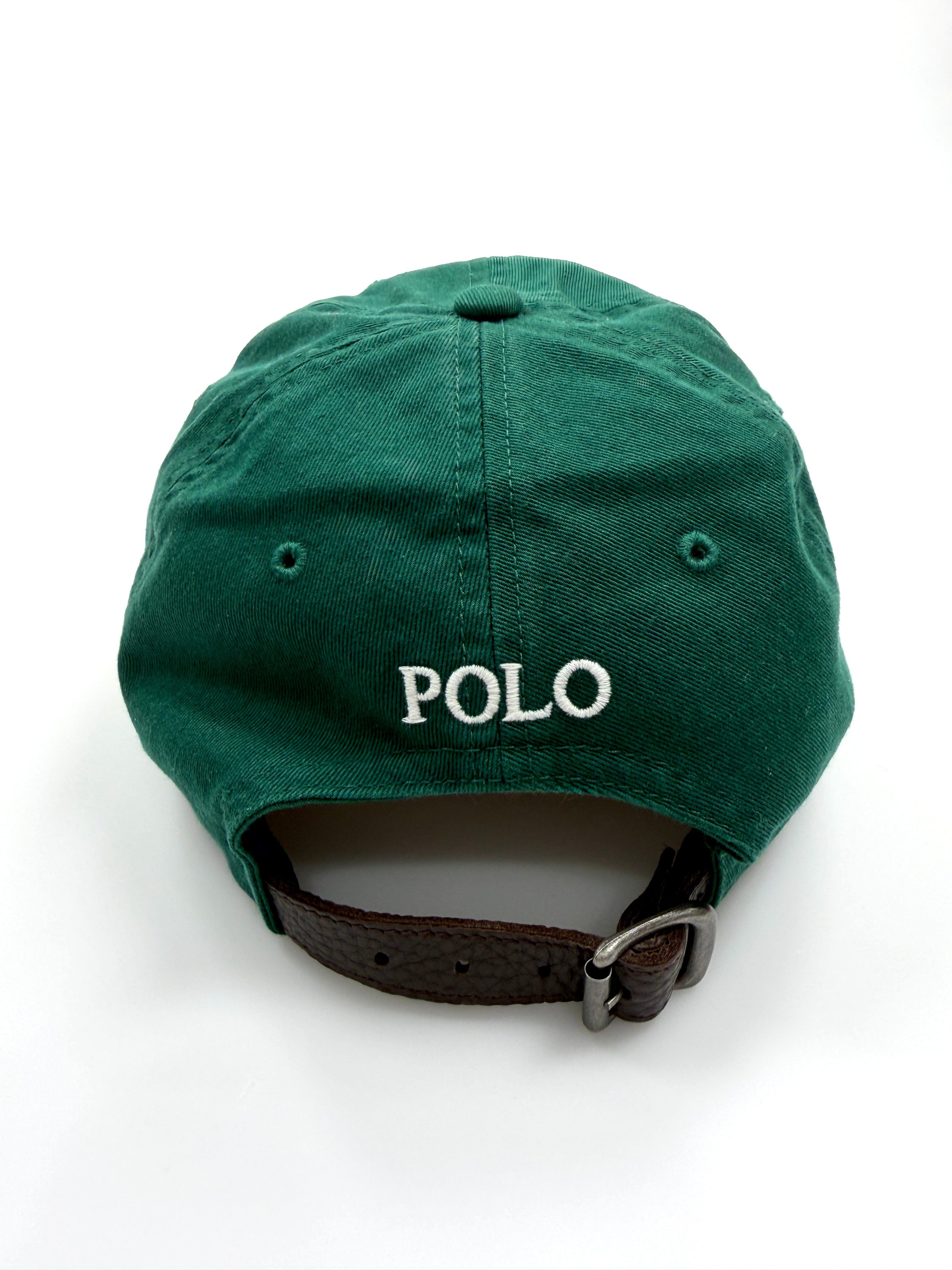 Polo Ralph Lauren Big Pony 20th Anniversary Hunter Green Hat Side "SQ" 3 Ralph Lauren - Flashy Deals Store