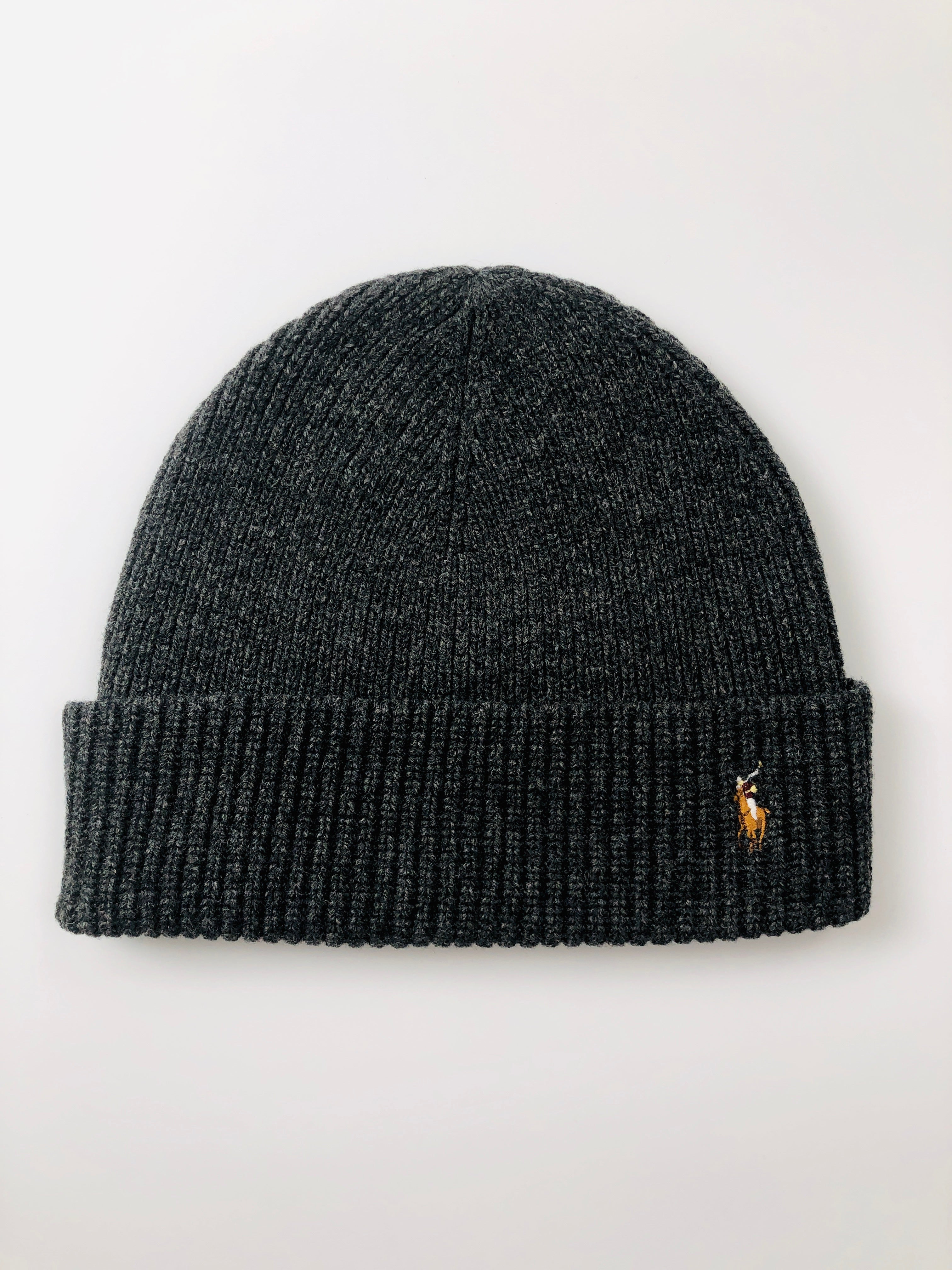 Polo Ralph Lauren Vintage 100% Merino Lambswool Beanie Hat
