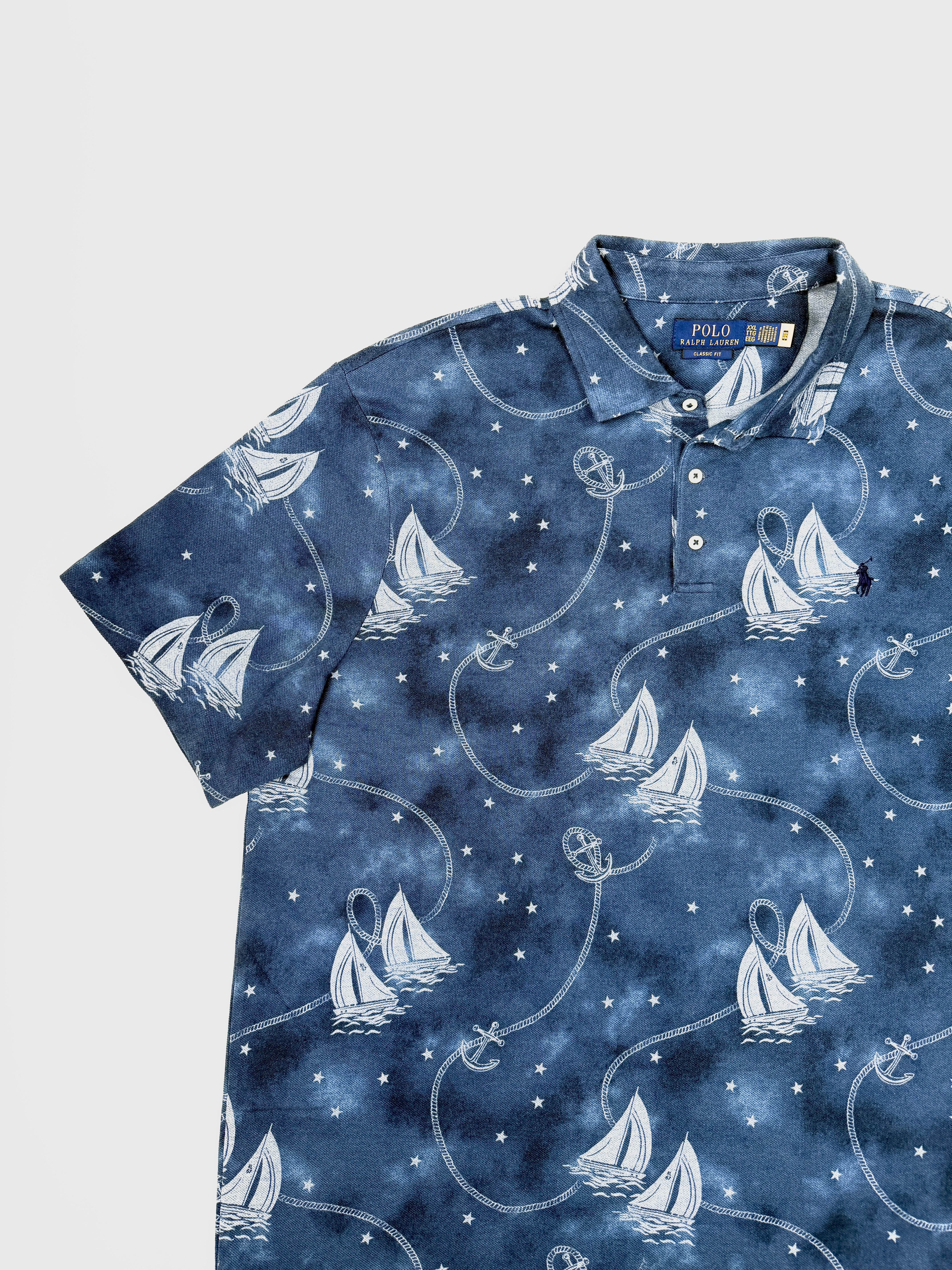 Polo Ralph Lauren Yarn Dyed Mesh Polo Sailing Shirt - Flashy Deals Store