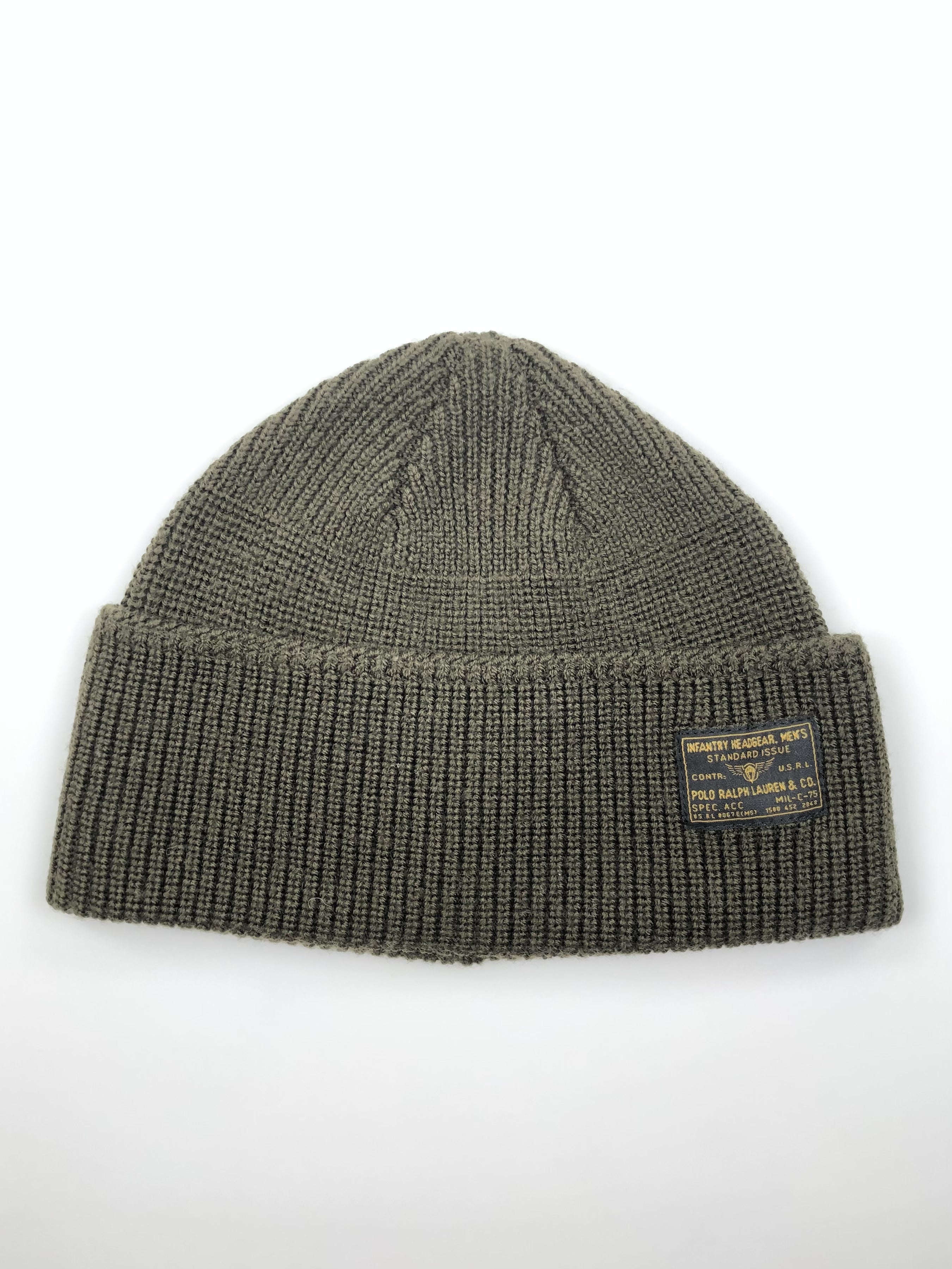 Polo Ralph Lauren Infantry Headgear Patch Beanie Hat