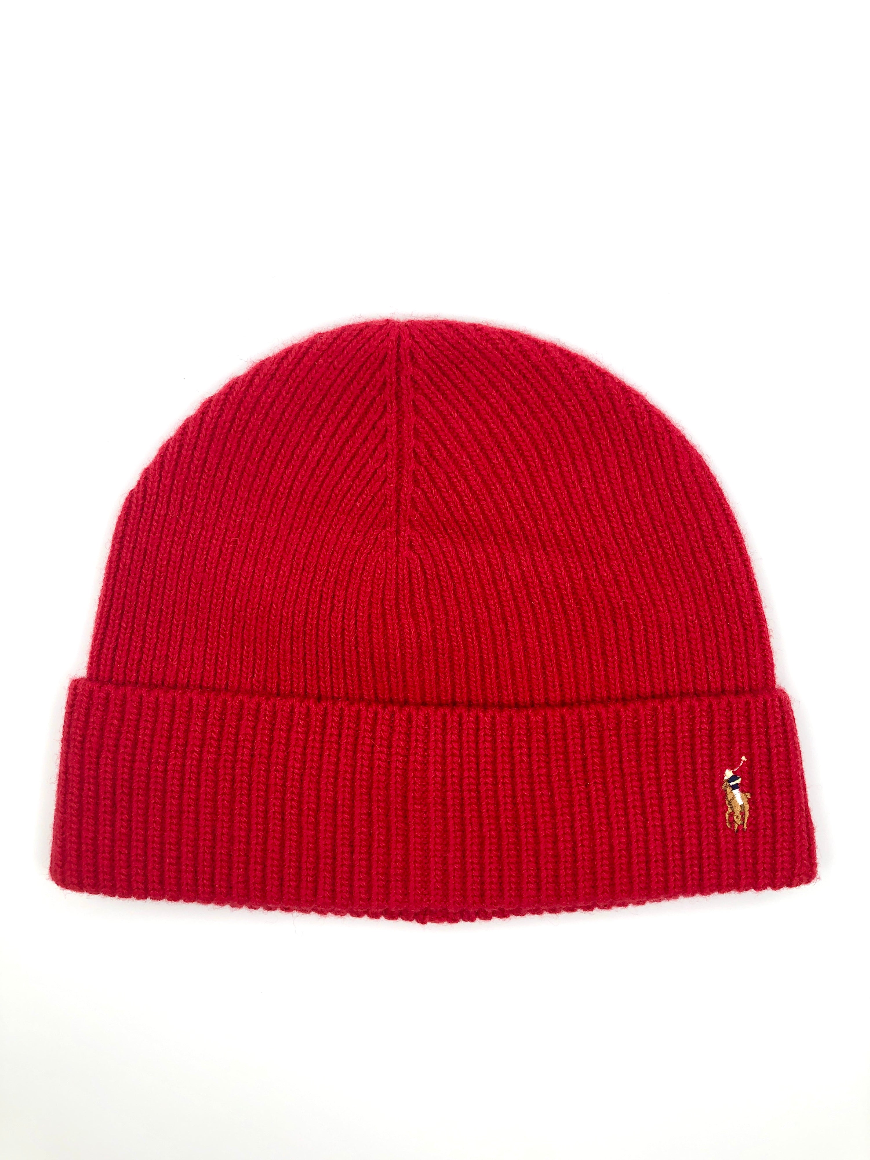 Polo Ralph Lauren Signature Pony Wool-Blend Beanie Hat
