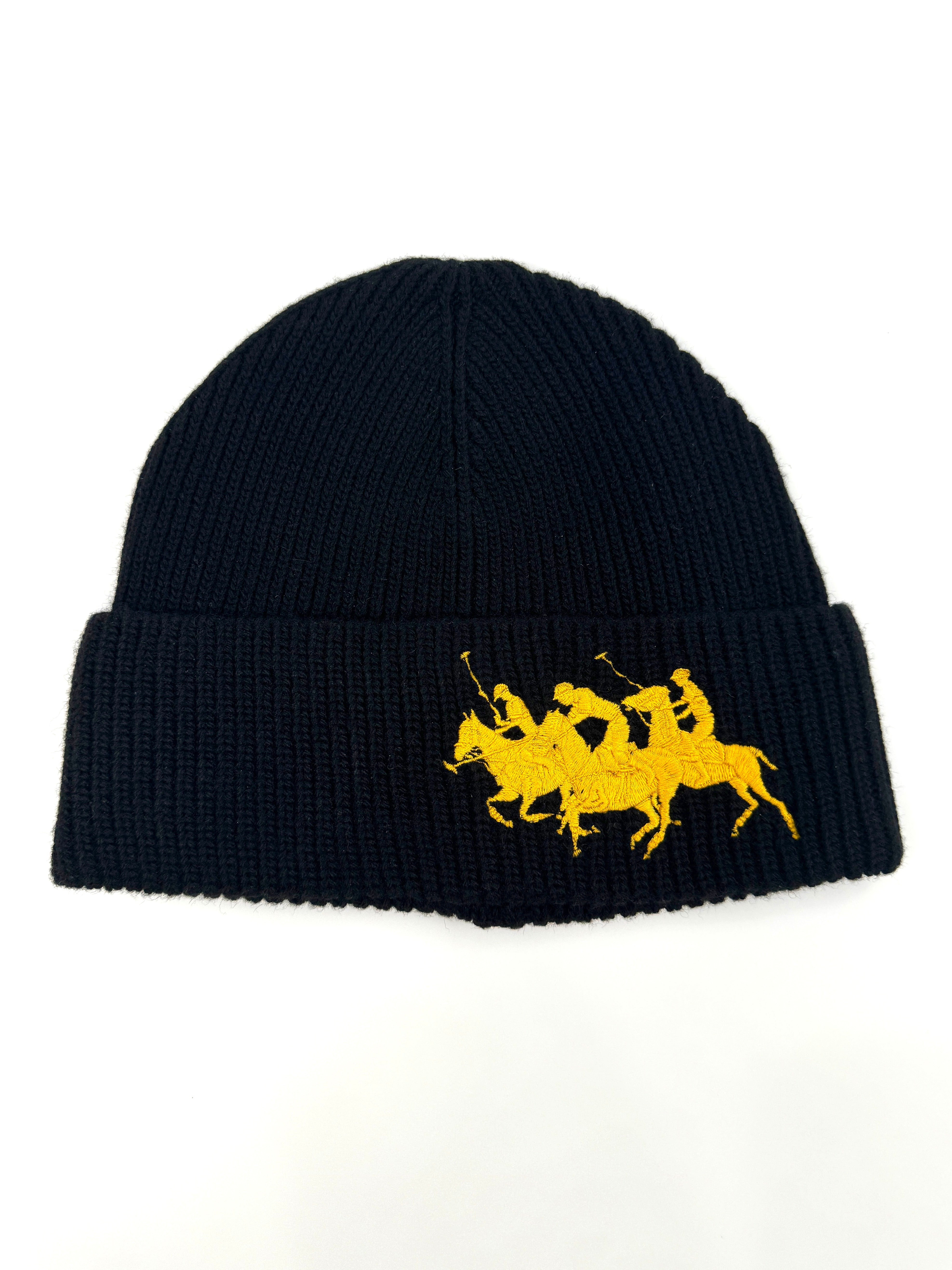Polo Ralph Lauren Triple Pony Rib Knit Beanie Hat