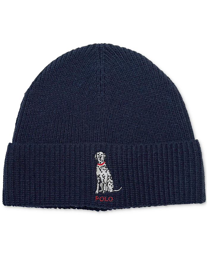Polo Ralph Lauren Embroidered Dalmatian Beanie Hat