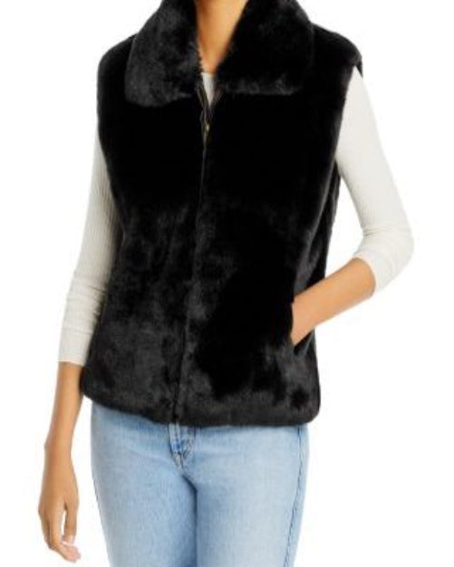 SURELL FAUX FUR VEST - Flashy Deals Store