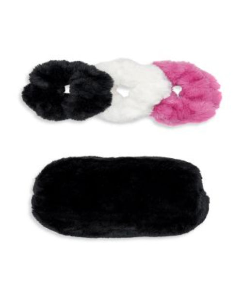 APPARIS 3-PIECE FRANCESCA FAUX FUR SCRUNCHIE SET - Flashy Deals Store