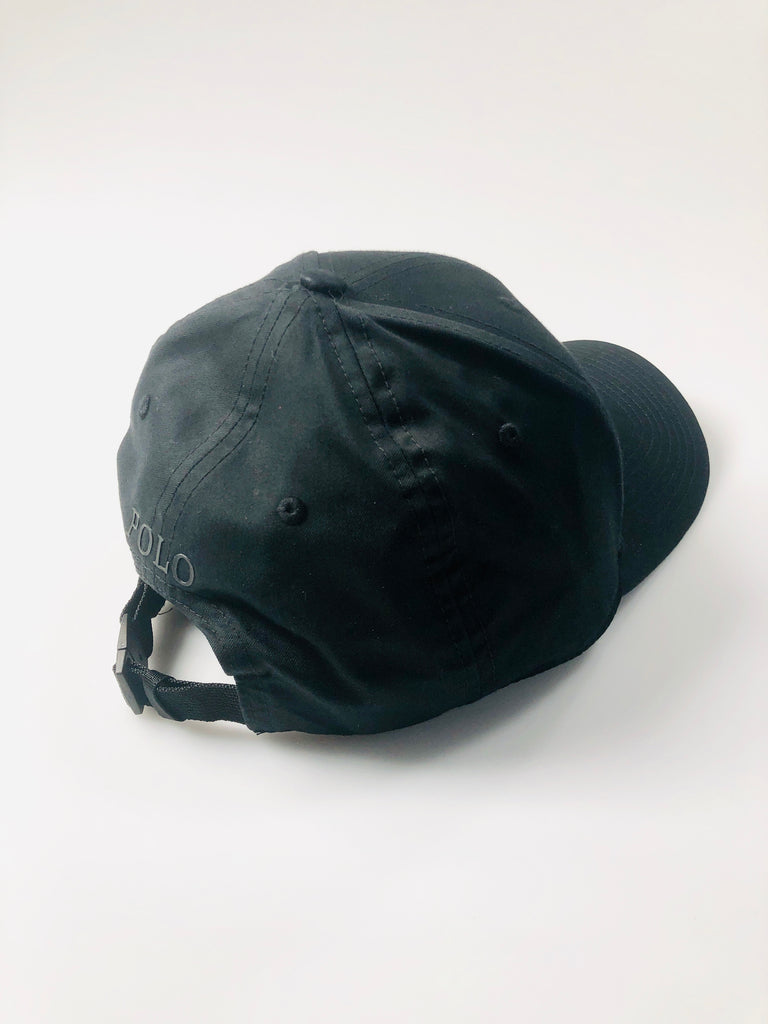 POLO RALPH LAUREN BLACK PWING HAT - Flashy Deals Store