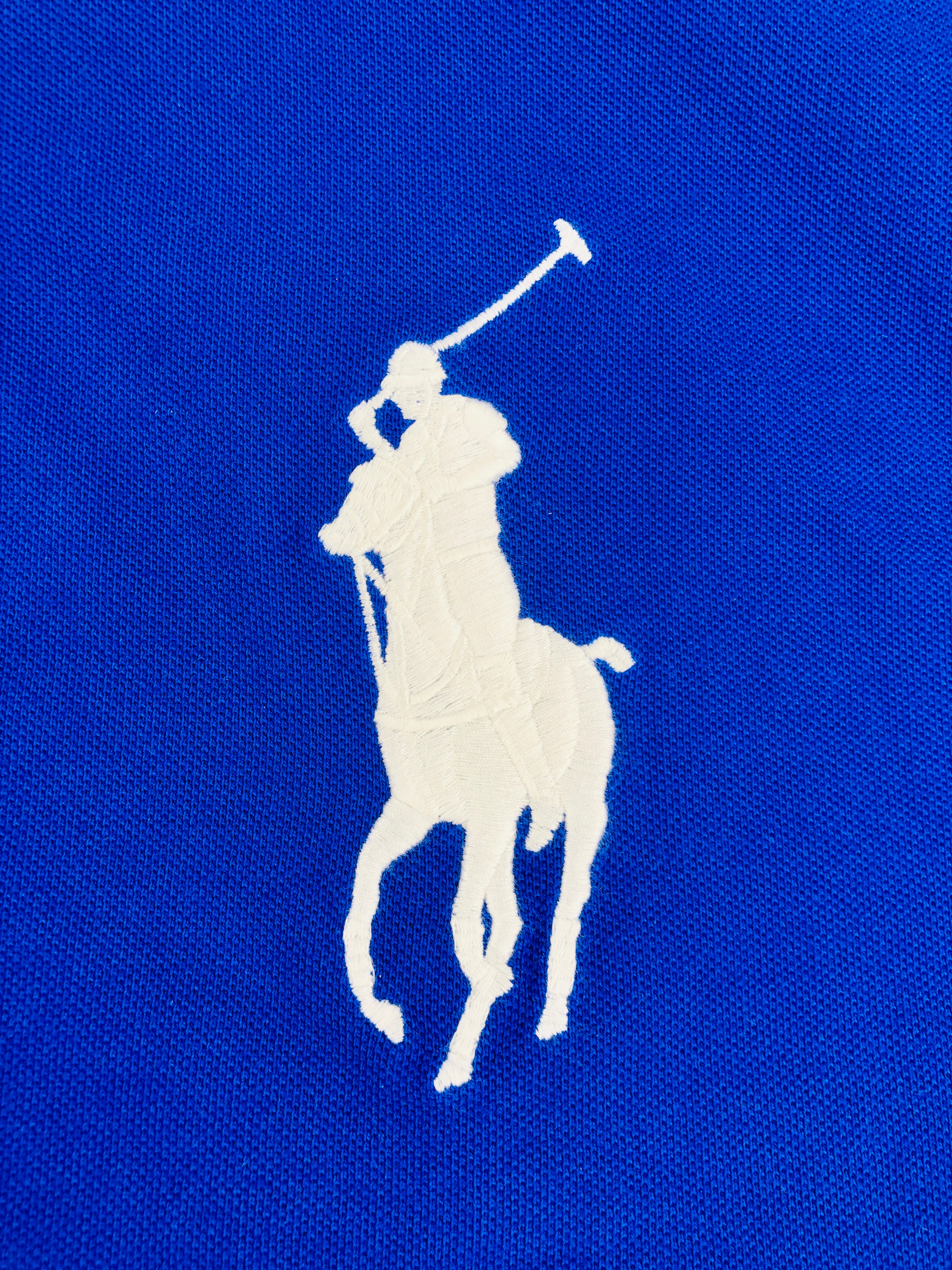 POLO RALPH LAUREN RLPC CUSTOM FIT PRL NAVY RUGBY MESH POLO SHIRT - Flashy Deals Store