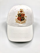 POLO RALPH LAUREN WHITE RL 1924 CREST HAT - Flashy Deals Store