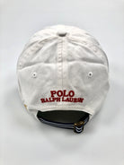 POLO RALPH LAUREN WHITE RL 1924 CREST HAT - Flashy Deals Store