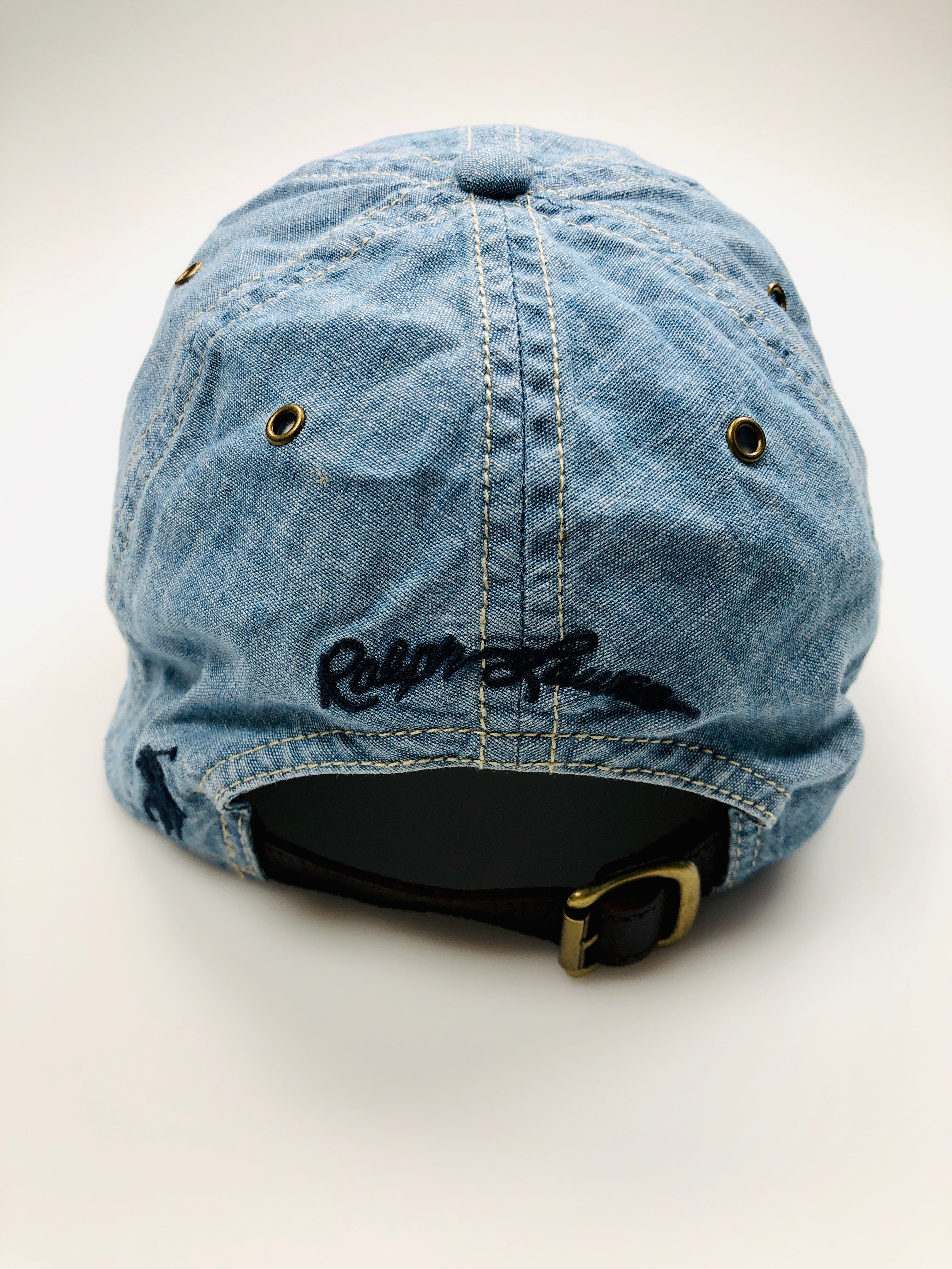 POLO RALPH LAUREN USA FLAG CHAMBRAY HAT - Flashy Deals Store