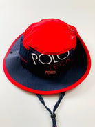 POLO RALPH LAUREN HI TECH S/M NAVY RED BOONEY HAT - Flashy Deals Store