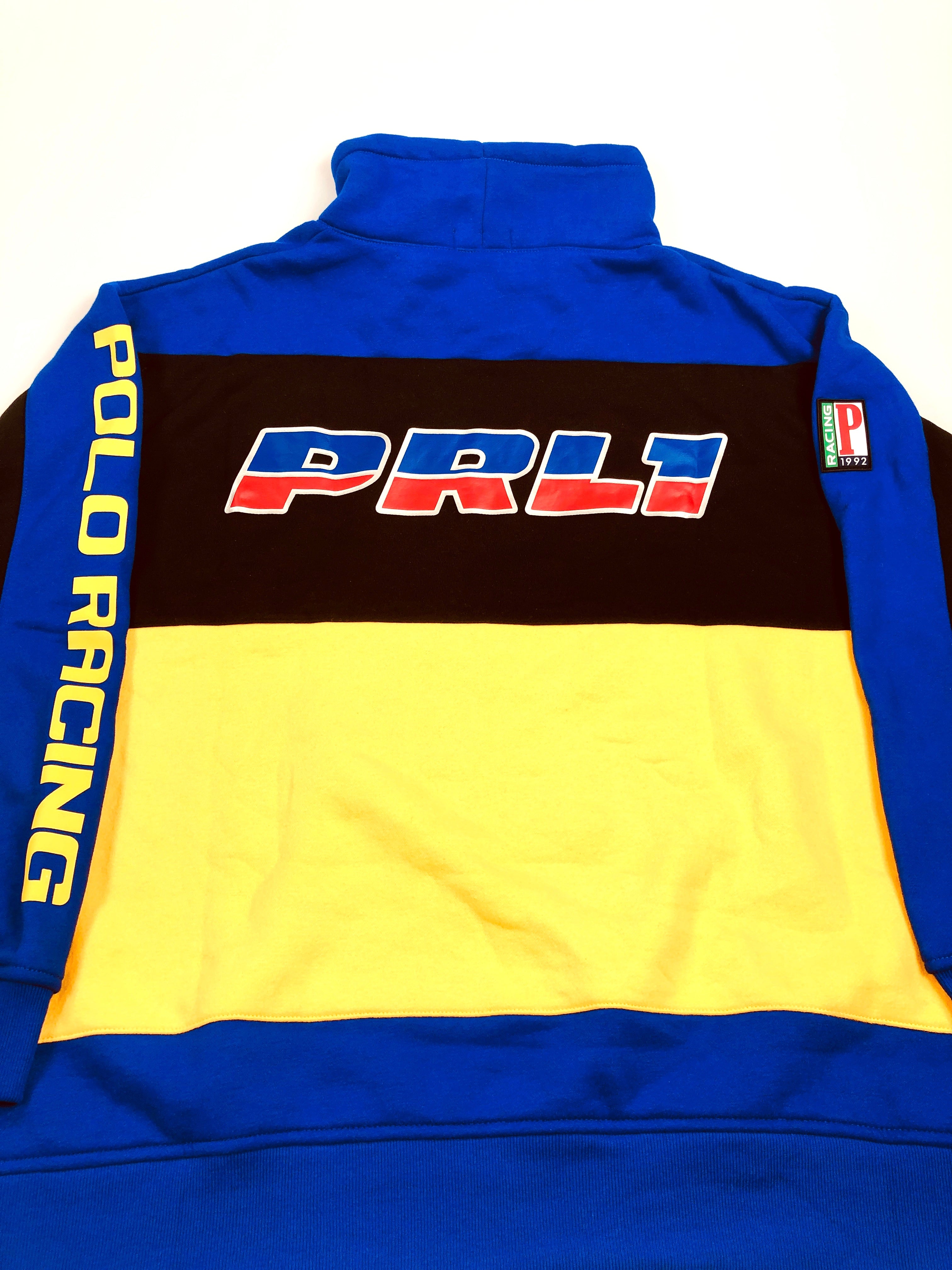POLO RALPH LAUREN 92 RL POLO RACING COLORBLOCKED FUNNELNECK SWEATSHIRT - Flashy Deals Store