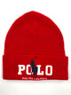 Polo Ralph Lauren Reversible Big Pony Polo Player Logo Beanie Hat - Flashy Deals Store
