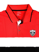 POLO RALPH LAUREN PWING SHIELD PATCH RED MULTI PERFORMANCE POLO SHIRT - Flashy Deals Store