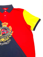 POLO RALPH LAUREN NAUTICAL FLAG CLASSIC FIT STRETCH MESH COLORBLOCKED POLO SHIRT - Flashy Deals Store