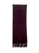 POLO RALPH LAUREN AGED WINE HEATHER NECK WRAP CASHMERE SCARF - Flashy Deals Store