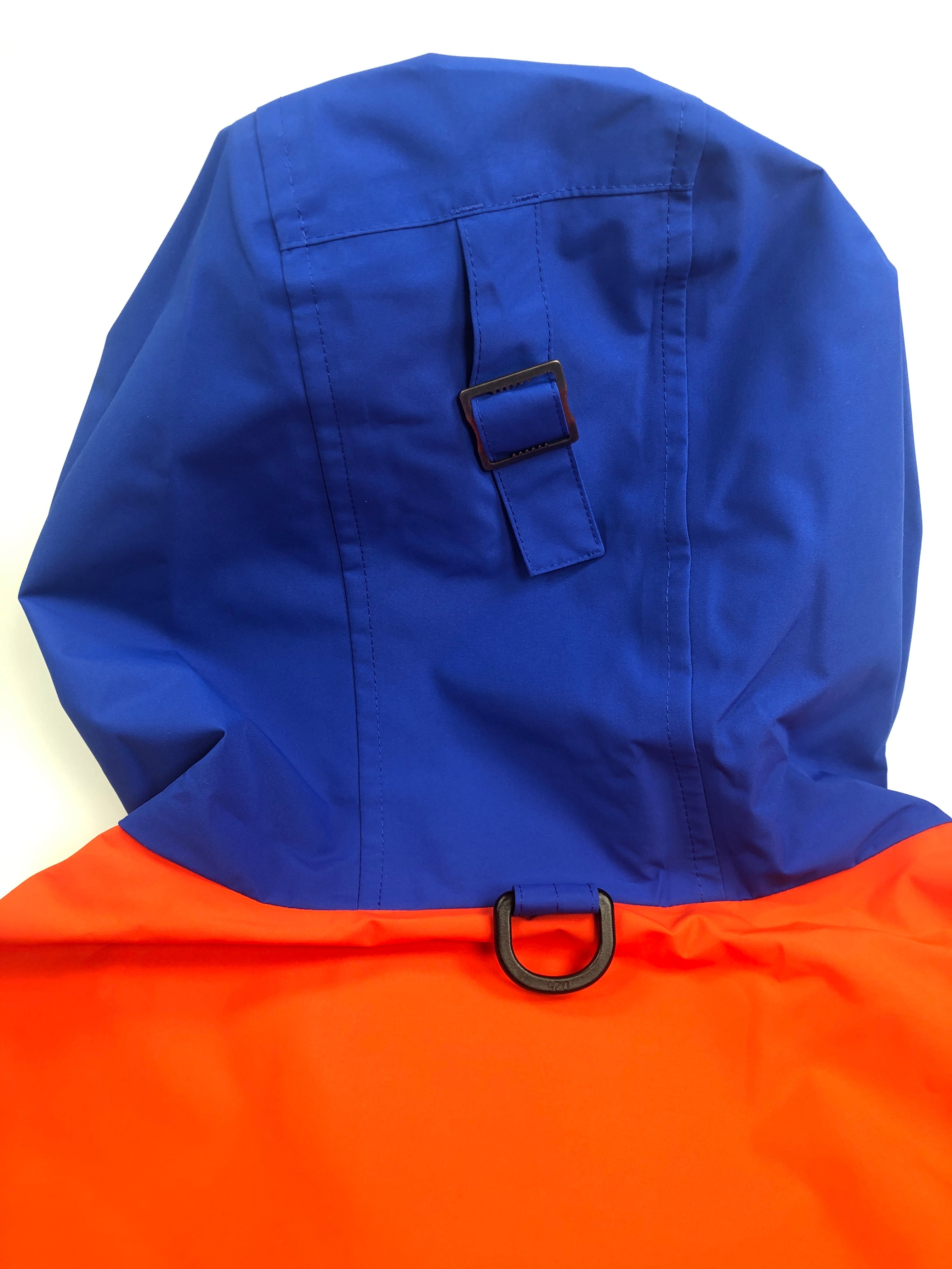 POLO RALPH LAUREN ORANGE BLUE HI TECH ZIPPER POCKET WATERPROOF ANORAK JACKET - Flashy Deals Store