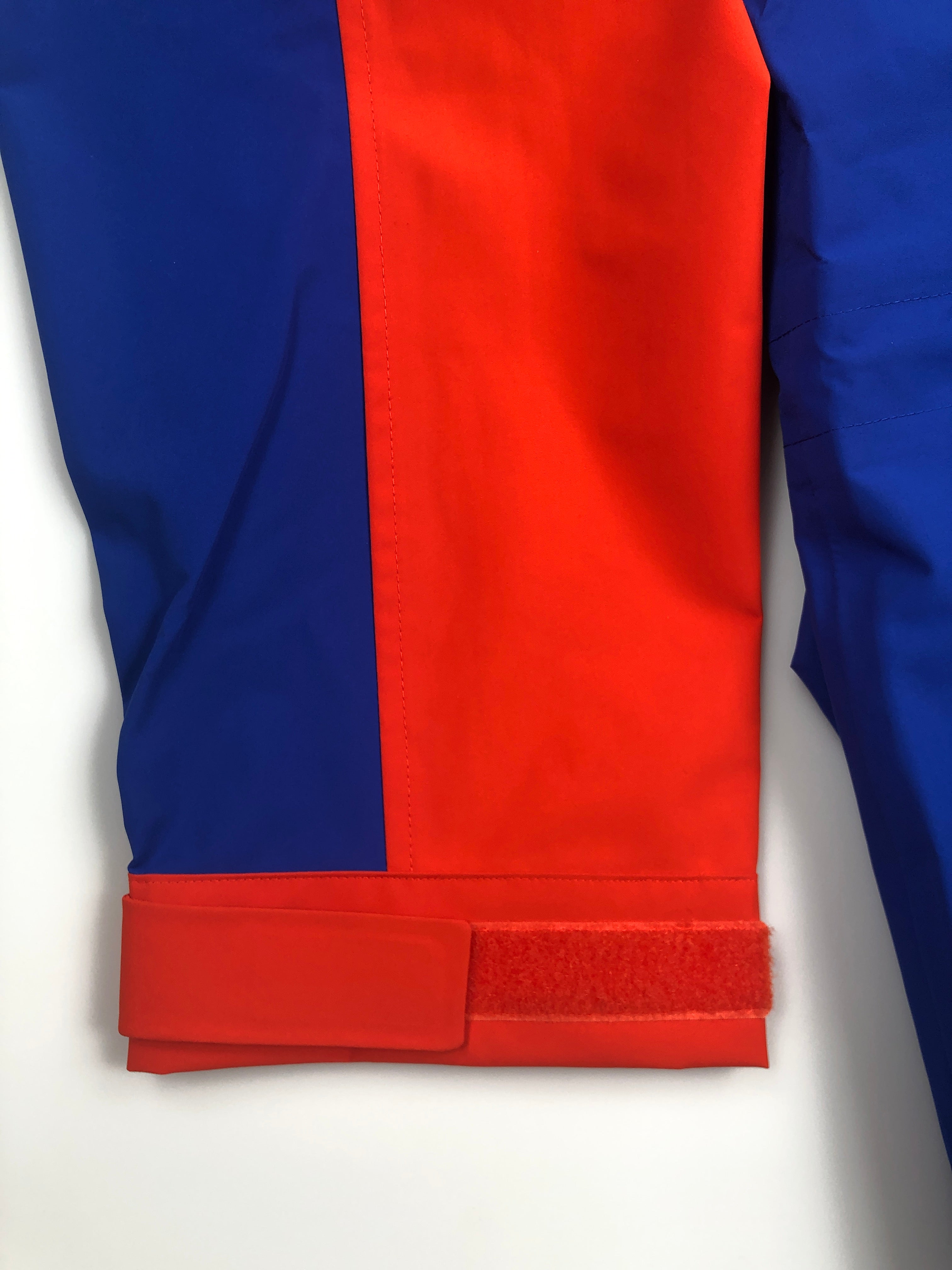 POLO RALPH LAUREN ORANGE BLUE HI TECH ZIPPER POCKET WATERPROOF ANORAK JACKET - Flashy Deals Store