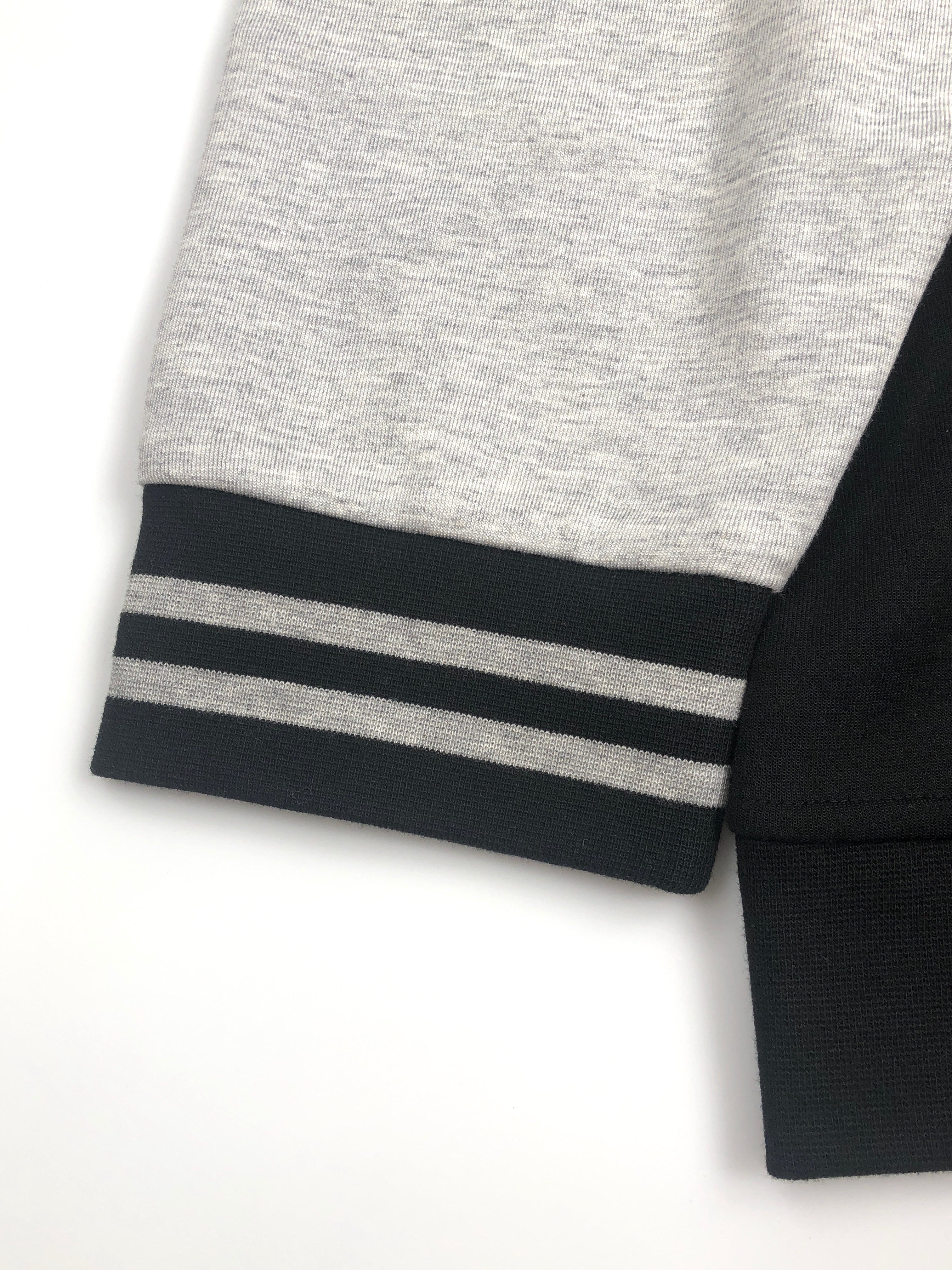 POLO RALPH LAUREN BLACK AND GREY PWING HOODIE POCKET SWEATSHIRT JACKET - Flashy Deals Store