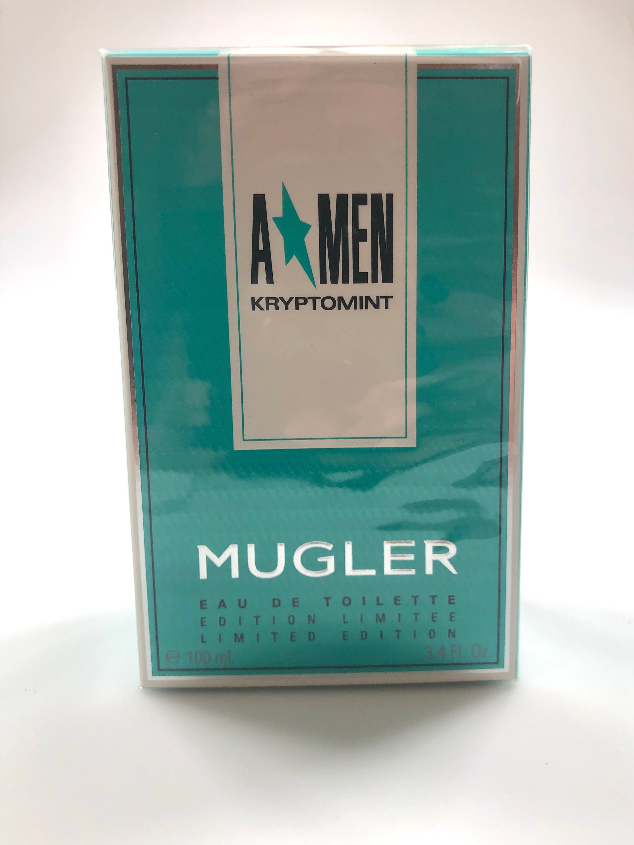 A*Men Kryptomint by Mugler popular EDT Fragrance, 3.4 oz, Barely Used, Hard to Find