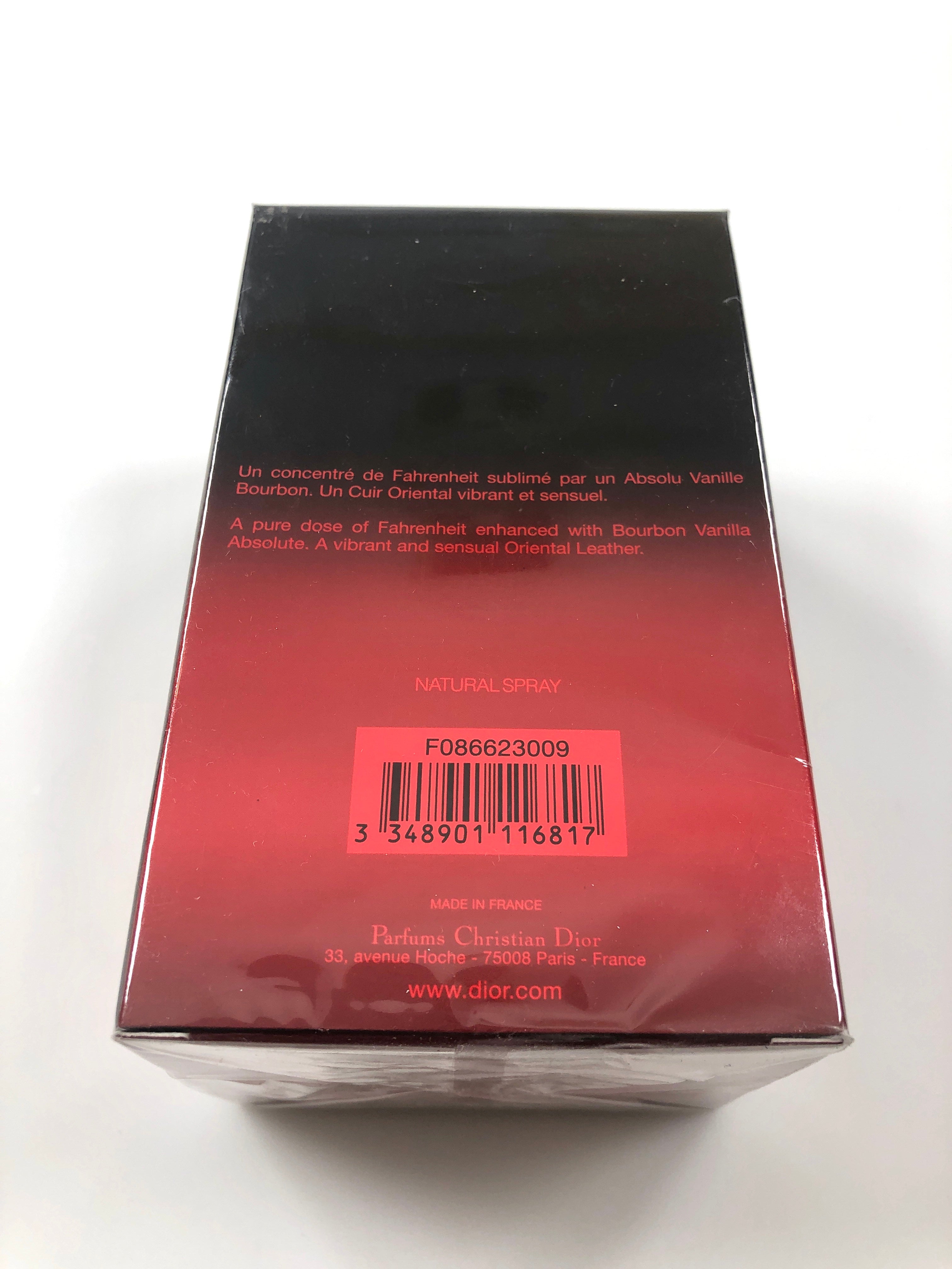 CHRISTIAN DIOR FAHRENHEIT PARFUM AUGUST 2014 FORMULATION 75ML 2.5OZ BATCH 4V01 - Flashy Deals Store