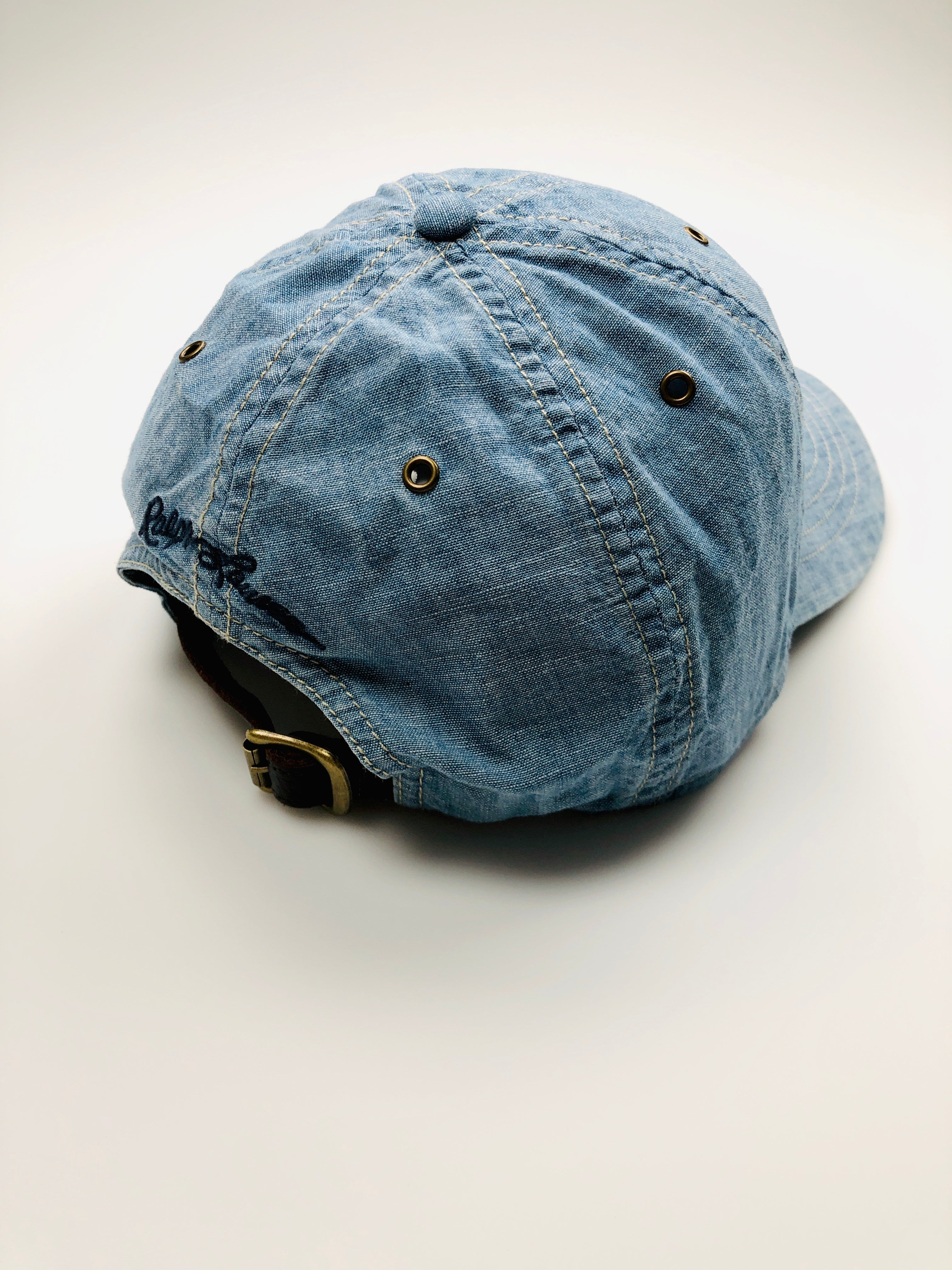 POLO RALPH LAUREN USA FLAG CHAMBRAY HAT - Flashy Deals Store