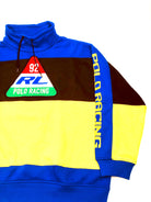 POLO RALPH LAUREN 92 RL POLO RACING COLORBLOCKED FUNNELNECK SWEATSHIRT - Flashy Deals Store